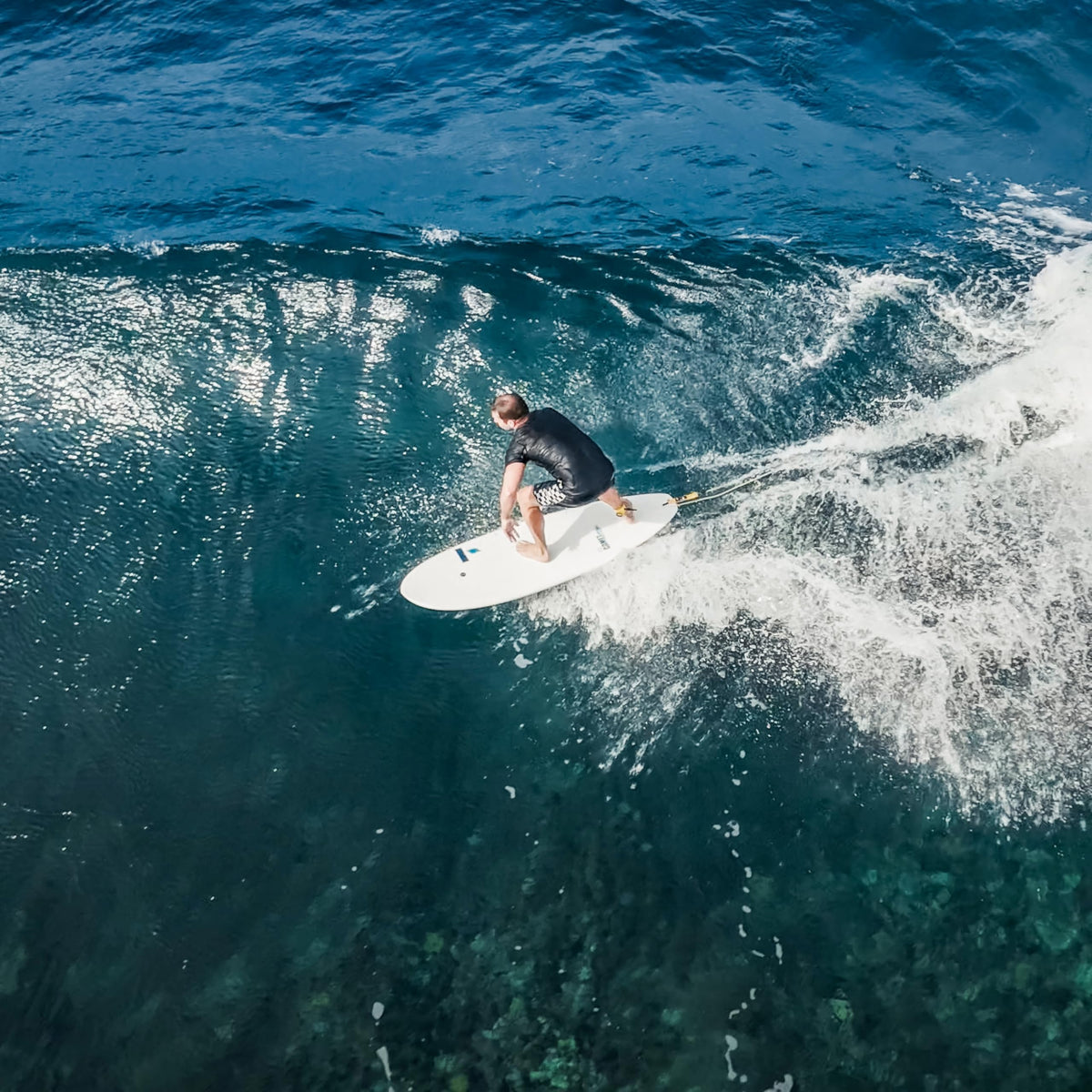 Soft-Top Surfboard – Stable 7'8" Beginner Design