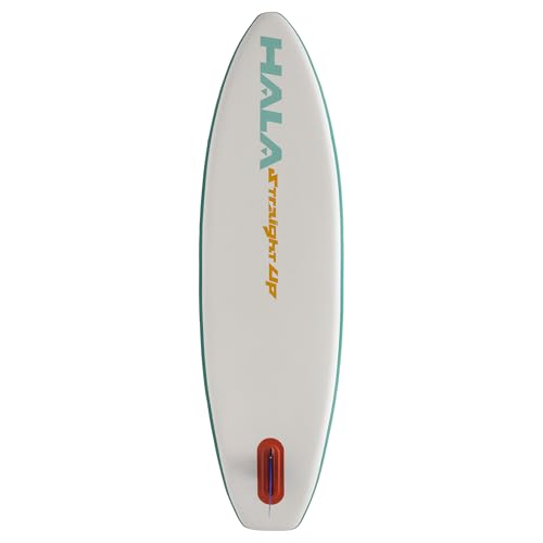 Hala Straight Up – Mid-Sized All-Around Inflatable SUP | Stable & Lightweight Paddle Board for Lakes & Rivers | Free Paddle