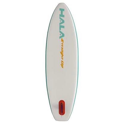 Hala Straight Up – Mid-Sized All-Around Inflatable SUP | Stable & Lightweight Paddle Board for Lakes & Rivers | Free Paddle