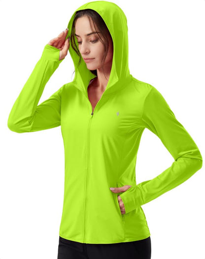 Women's UPF 50+ Sun Hoodie – Lightweight Design