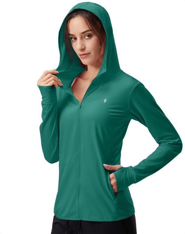 Women's UPF 50+ Sun Hoodie – Lightweight Design