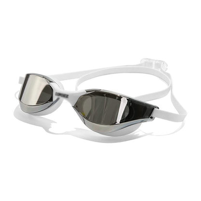 AFPSDLFJDLS Professional Waterproof Plating Clear Anti-fog Swim Glasses Anti-uv Men Women Eyewear Swimming Goggles with Case