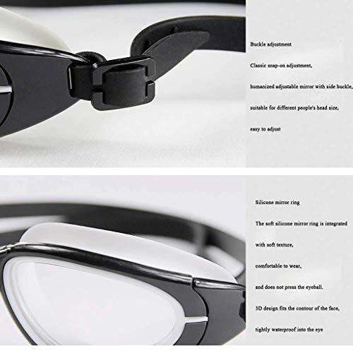 CDGTHYU Swim Goggles, Swimming, Anti Fog No Leaking Wide View Pool for Women Men Adult Youth