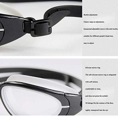 CDGTHYU Swim Goggles, Swimming, Anti Fog No Leaking Wide View Pool for Women Men Adult Youth