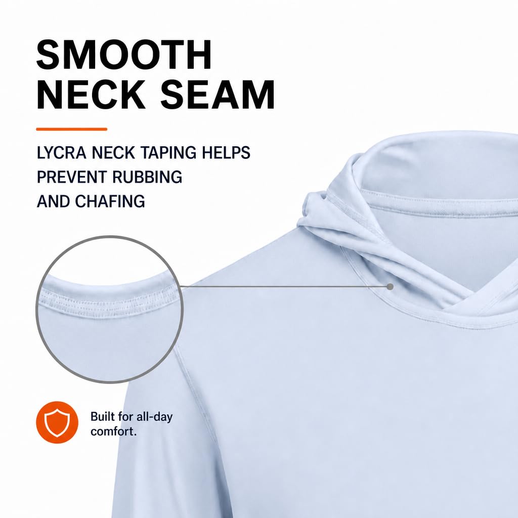 Sun Protection Hoodie – Lightweight Water-Ready Design