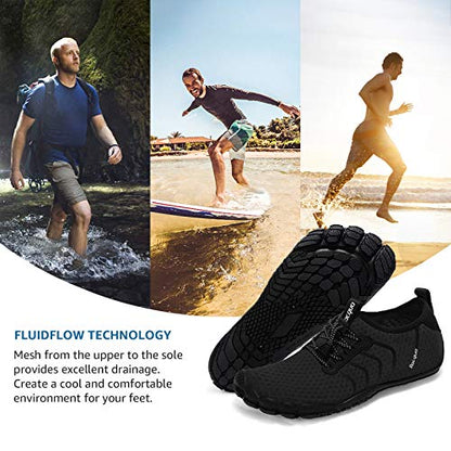 Racqua Water Shoes Quick Dry Barefoot Beach Sport Swim Shoes for Men Women