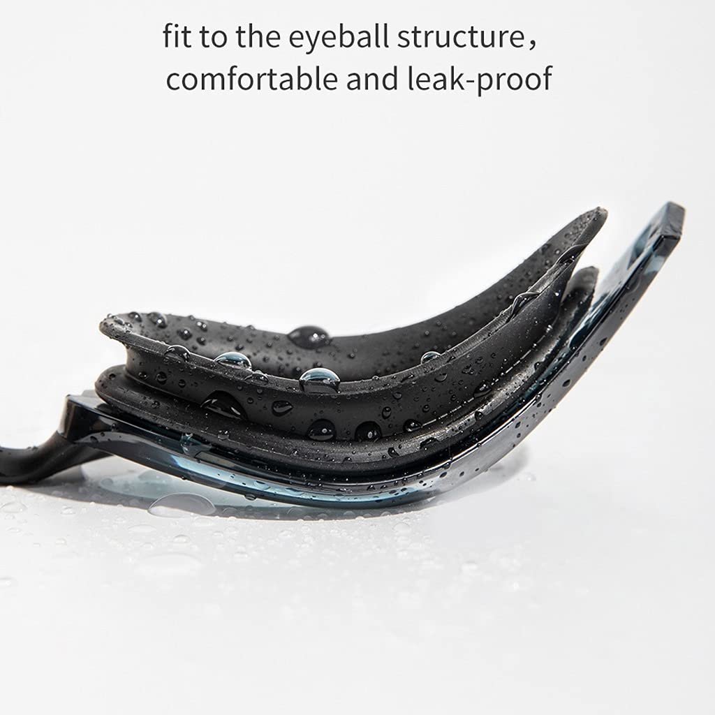 AFPSDLFJDLS Professional Waterproof Plating Clear Anti-fog Swim Glasses Anti-uv Men Women Eyewear Swimming Goggles with Case