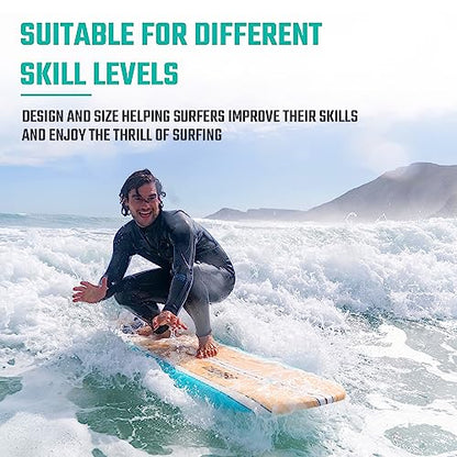 Thurso Surf 7/8 ft Soft Top Foam Beginner Surfboard for Adults and Kids Perfect Longboard for Surfing Beach Fun and Water Sports Lightweight and Durable Modern Design for All Levels of Surfers