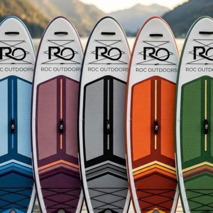 Roc Inflatable Stand Up Paddle Board 10' 6" with Premium SUP Paddle Board Accessories, Wide Stable Design, Non-Slip Comfort Deck for Youth & Adults