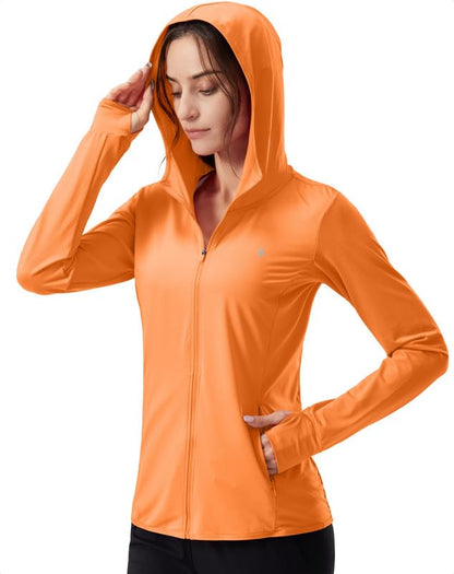 Women's UPF 50+ Sun Hoodie – Lightweight Design