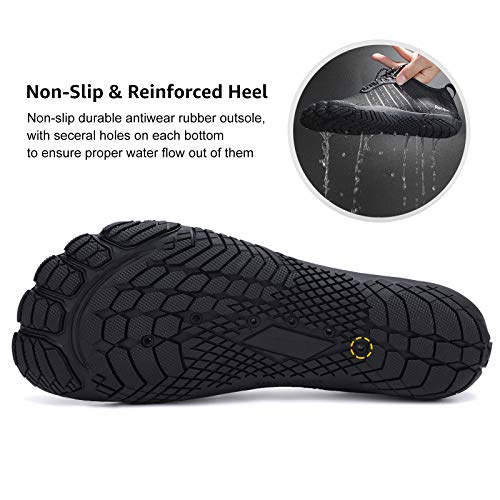 Racqua Water Shoes Quick Dry Barefoot Beach Sport Swim Shoes for Men Women