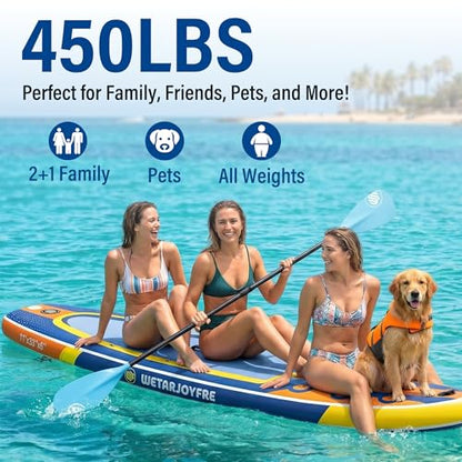Wetarjoyfre Inflatable Paddle Board 11' x 33" x 6" SUP Board for Beginners