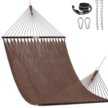 2-Person Rope Hammock – Extra Large 500 LB Capacity