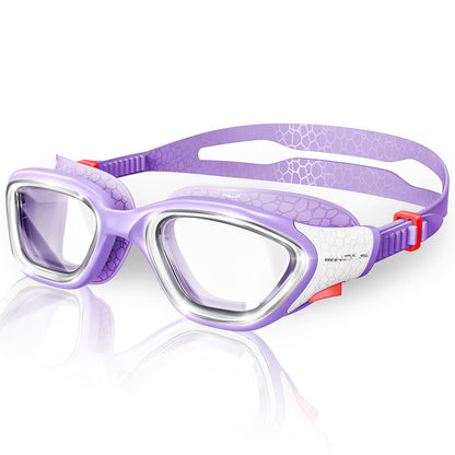 Whale Swim Goggles, HD Anti-Fog Goggles, Unisex | 100% UV Protection | Anti-Fog Design Clear Wide-Angle Underwater View