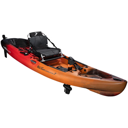 Old Town Ocean Kayak Malibu Pedal Solo Sit-on-Top Recreational Pedal Kayak, 12 ft