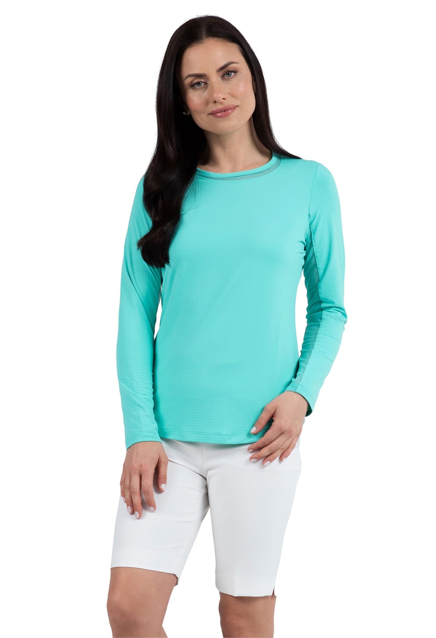 UPF 50+ Sun Shirt – Cooling Mesh Long Sleeve