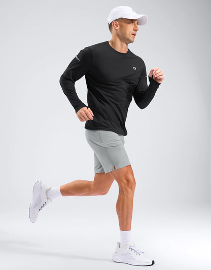 Men's UPF 50+ Rash Guard – Long Sleeve Sun Protection