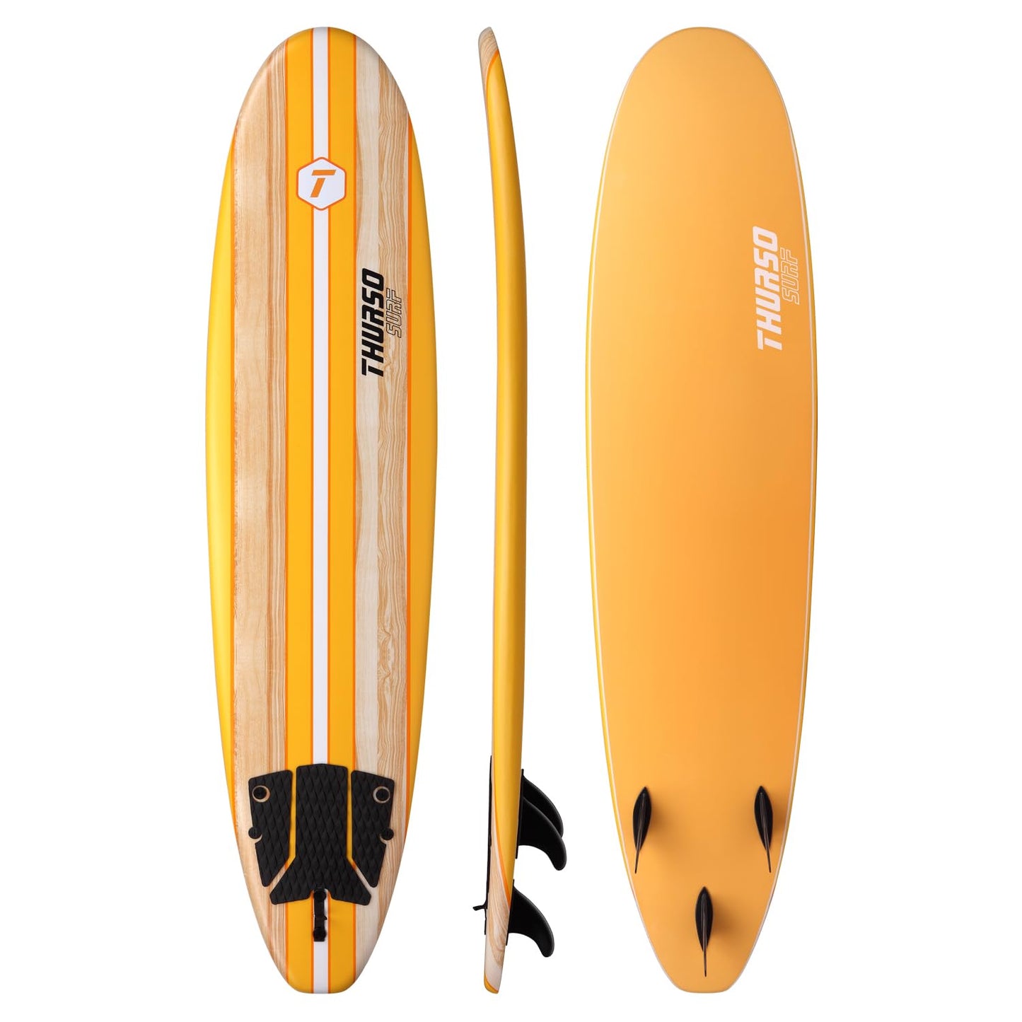 Thurso Surf 7/8 ft Soft Top Foam Beginner Surfboard for Adults and Kids Perfect Longboard for Surfing Beach Fun and Water Sports Lightweight and Durable Modern Design for All Levels of Surfers
