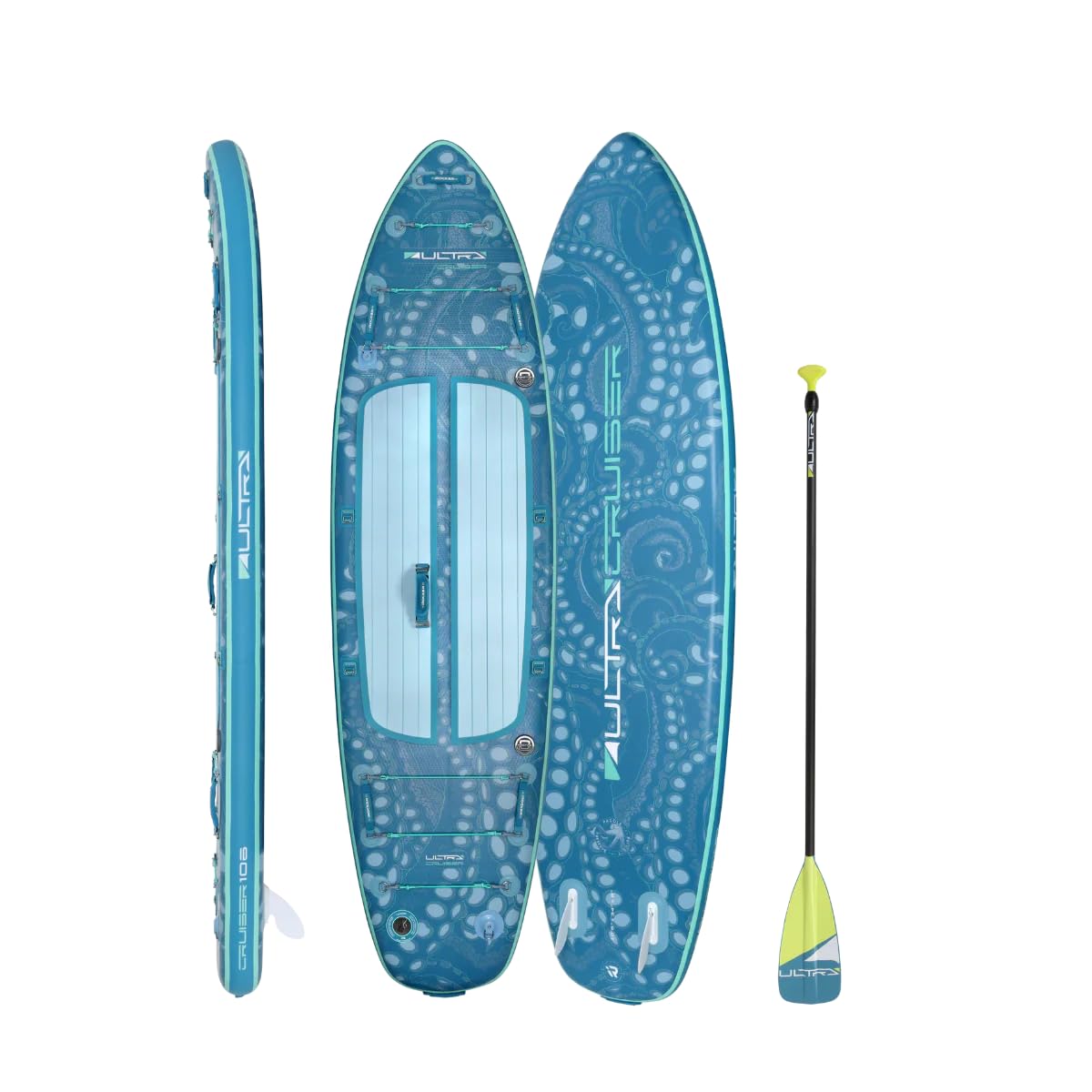 Cruiser Ultra™ 3.0 Inflatable Paddle Board 10'6" – Ultra Stable Low-Drag SUP with Electric Pump, Backpack & Paddle, Lightweight Compact iSUP for Beginners & Casual Paddling