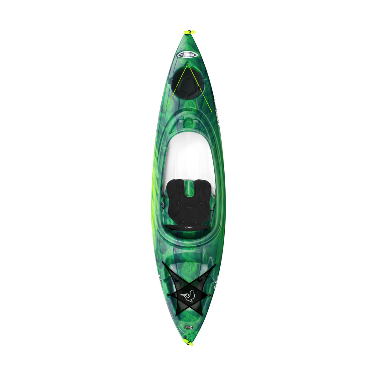 Pelican Argo 100X - Recreational Sit in Kayak - Lightweight Patented Ram-X™ Material - Ergoform™ Seating System - 10 ft