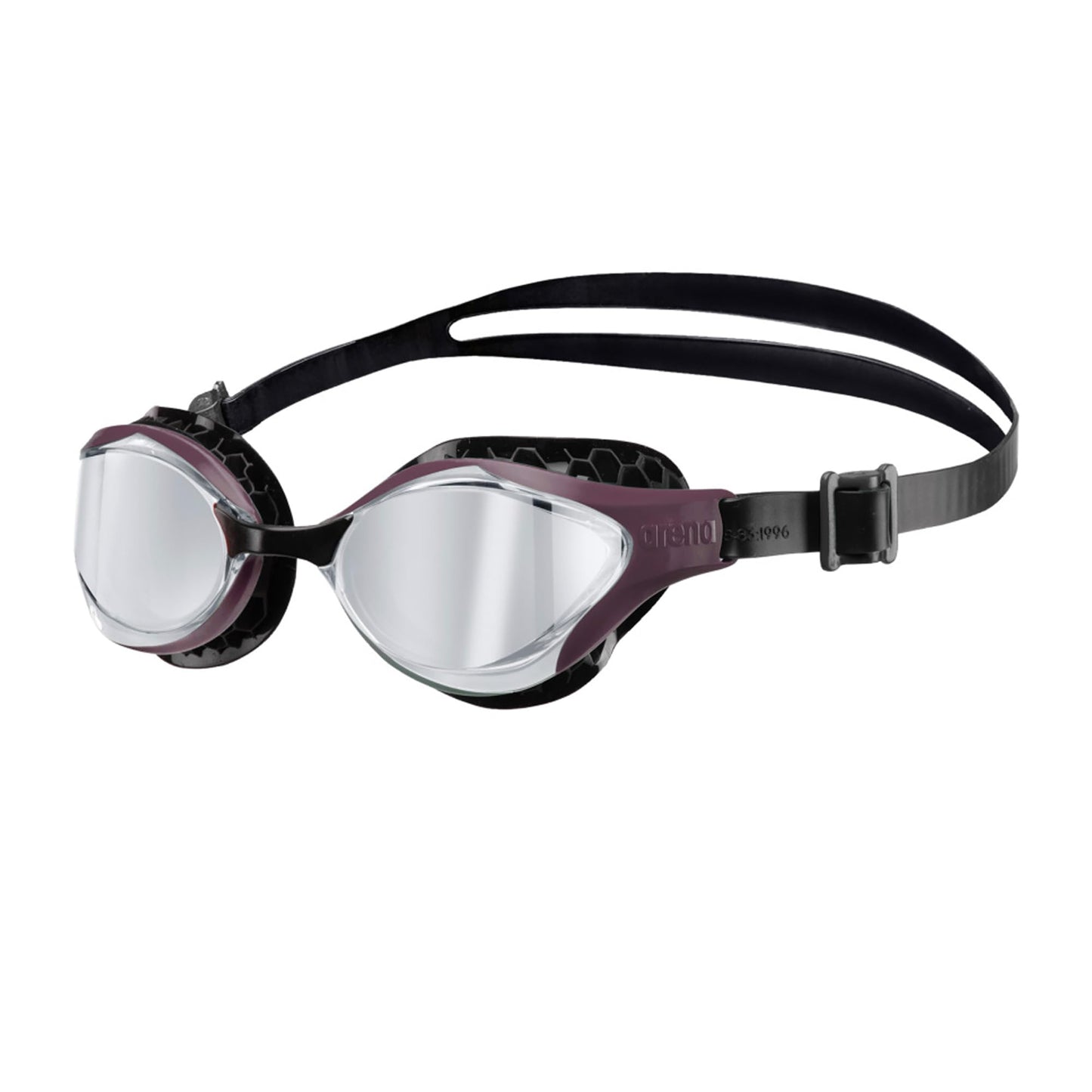 ARENA Unisex Adult Air-Bold Swipe Anti-Fog Training Swim Goggles Men and Women Cushioned Seals Large Fit Wide Lenses