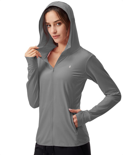 Women's UPF 50+ Sun Hoodie – Lightweight Design