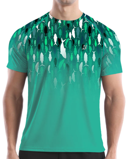 Men's UPF 50+ Rash Guard – Quick-Dry Swim Shirt