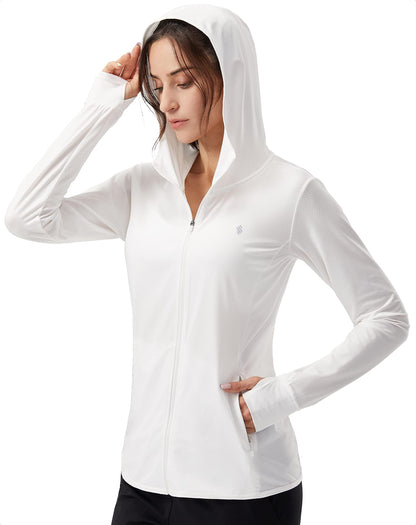 Women's UPF 50+ Sun Hoodie – Lightweight Design