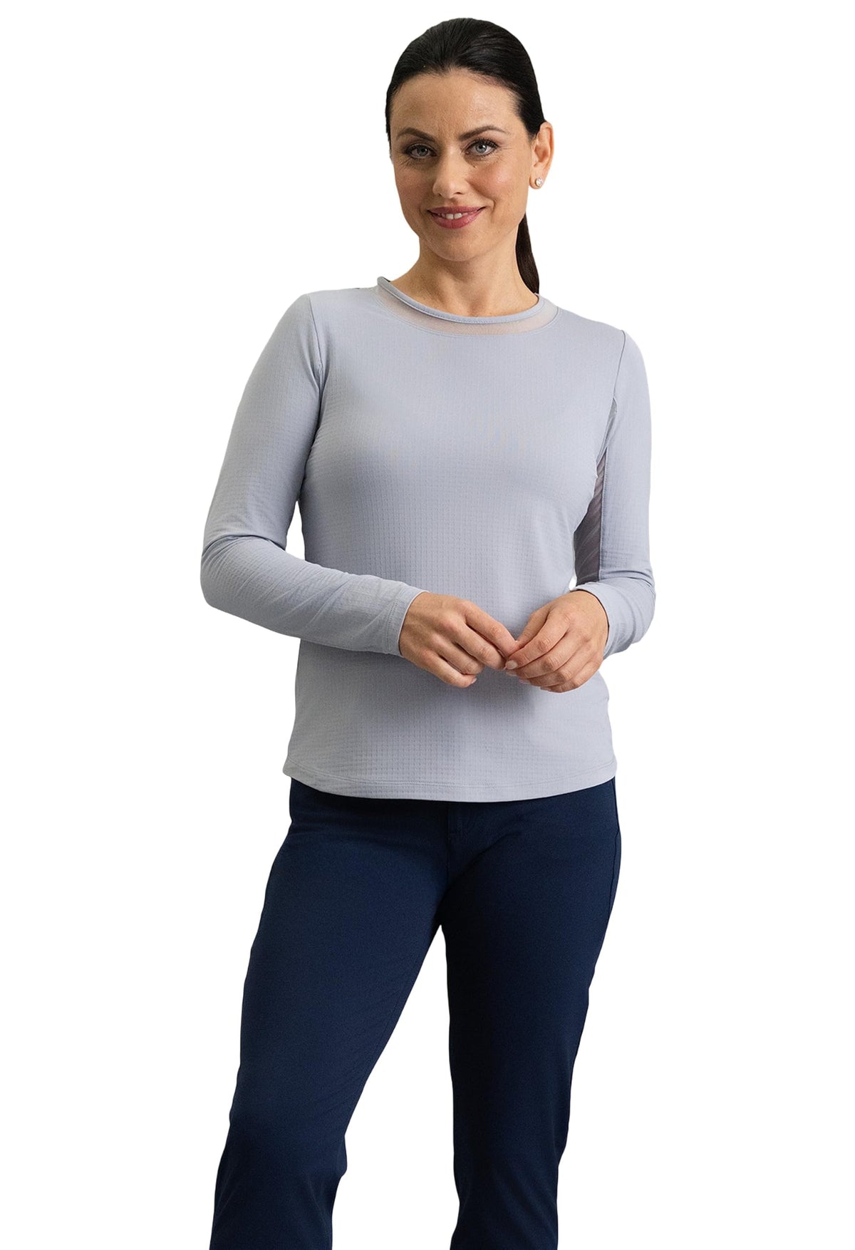 UPF 50+ Sun Shirt – Cooling Mesh Long Sleeve