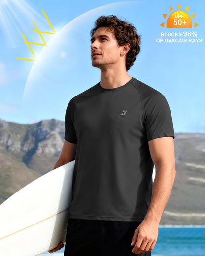 Men's UPF 50+ Rash Guard – Quick-Dry Swim Shirt