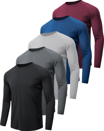 Men's Sun Shirts – Quick-Dry Long Sleeve 7-Pack