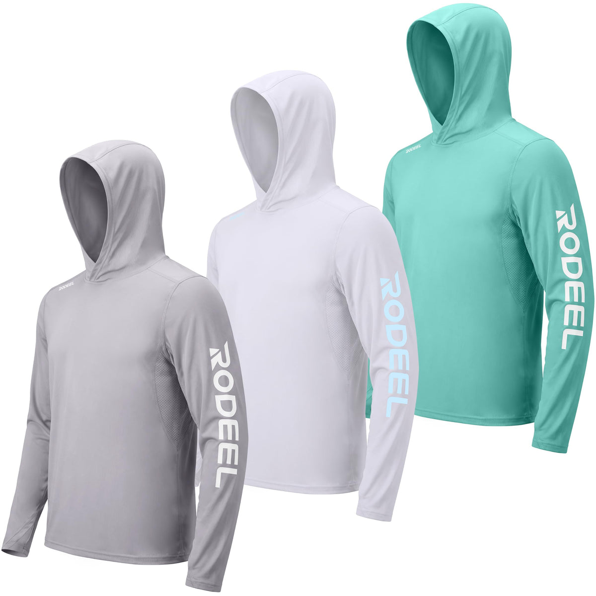 Men's UPF 50+ Sun Hoodie – Built-In Face Mask