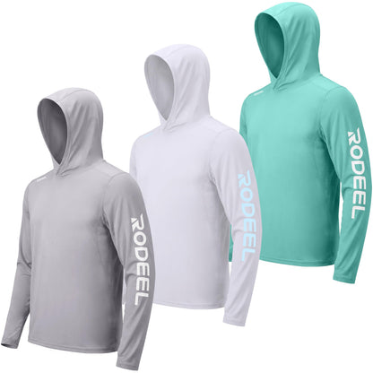 Men's UPF 50+ Sun Hoodie – Built-In Face Mask