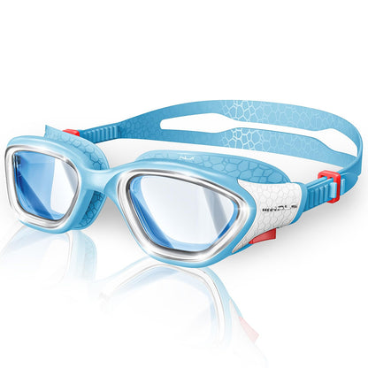 Whale Swim Goggles, HD Anti-Fog Goggles, Unisex | 100% UV Protection | Anti-Fog Design Clear Wide-Angle Underwater View