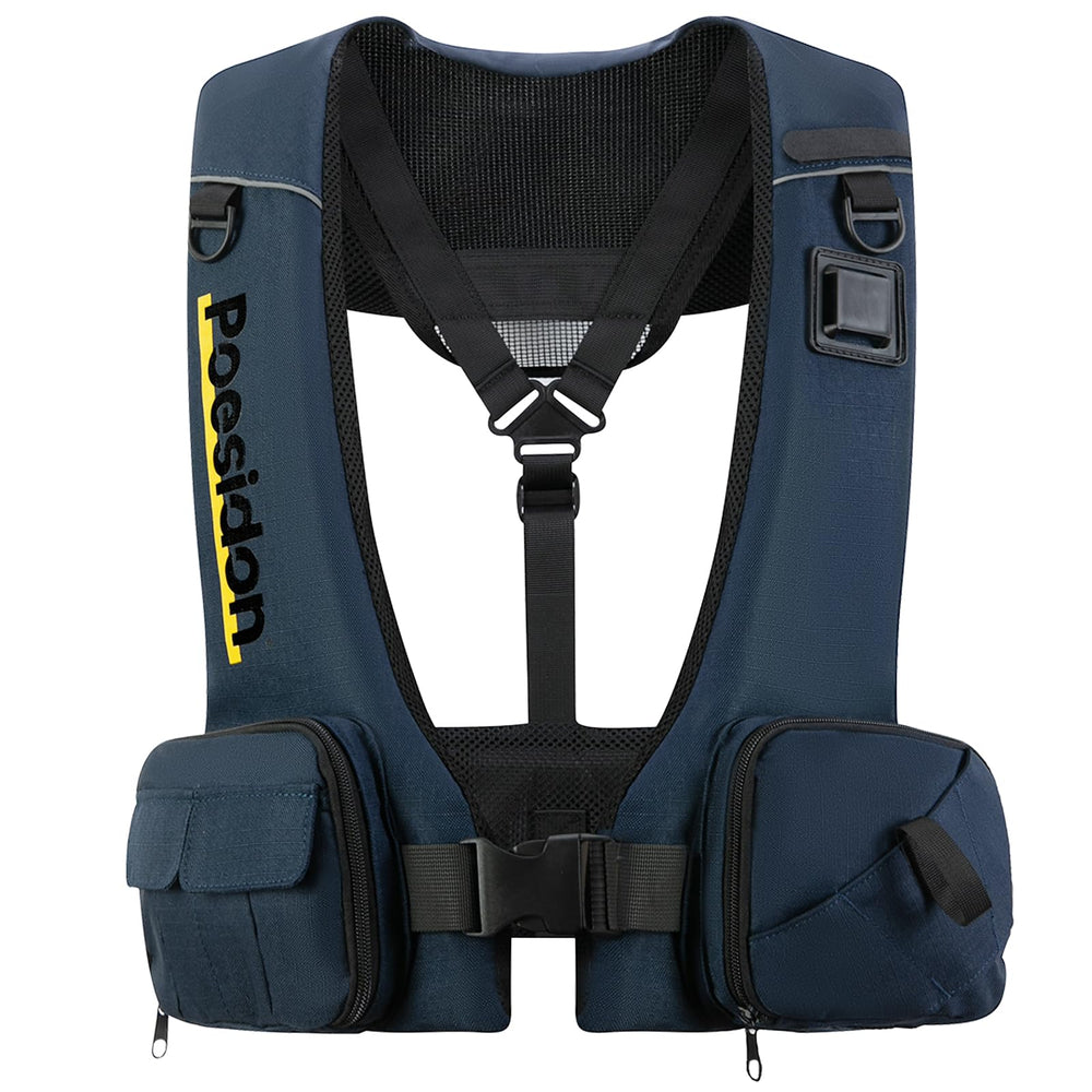 Poesidon Adjustable Lightweight Breathable Water Safety Life Jacket | Classic Unisex Design | Multi-Functional Dual Storage Pockets | Suitable for Various Water Activities