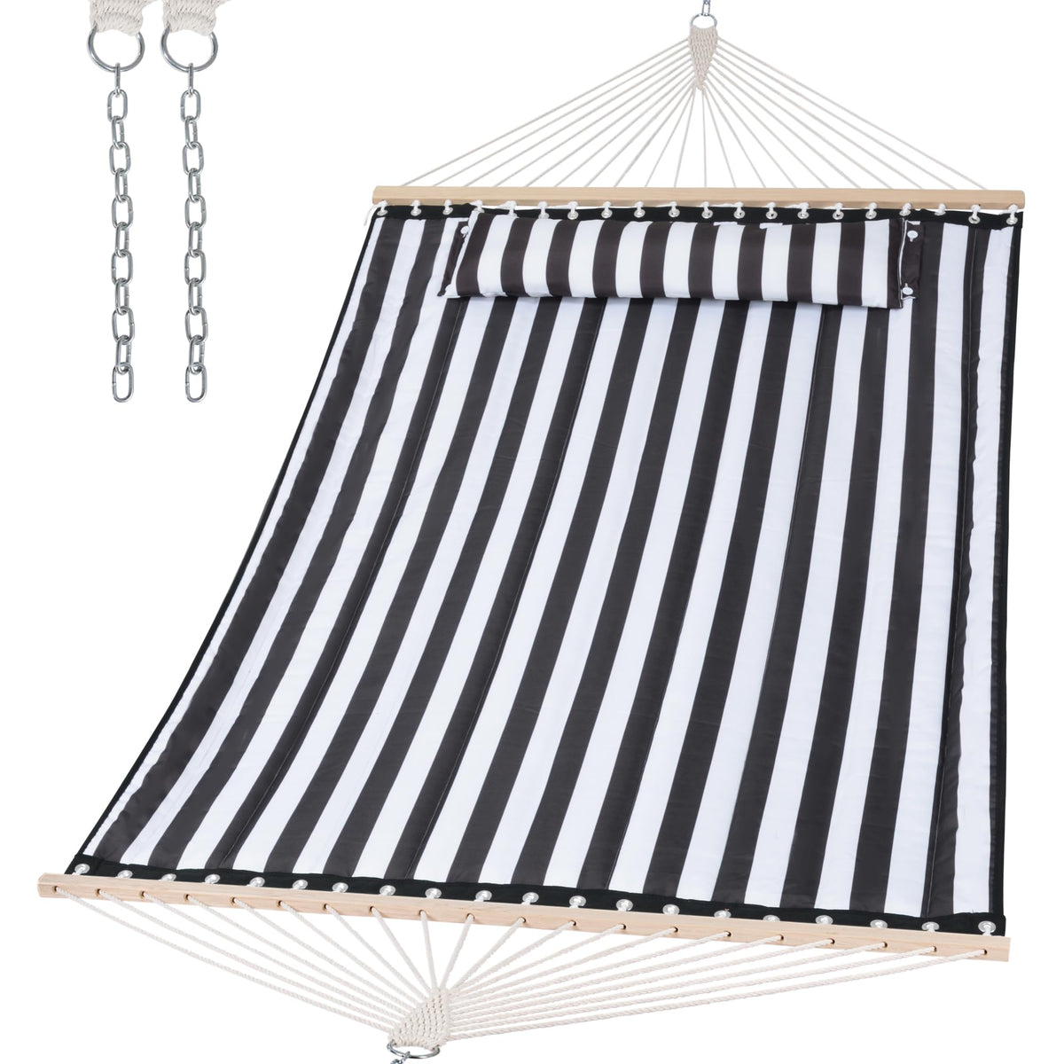 Double Quilted Hammock – Padded 2-Person Design