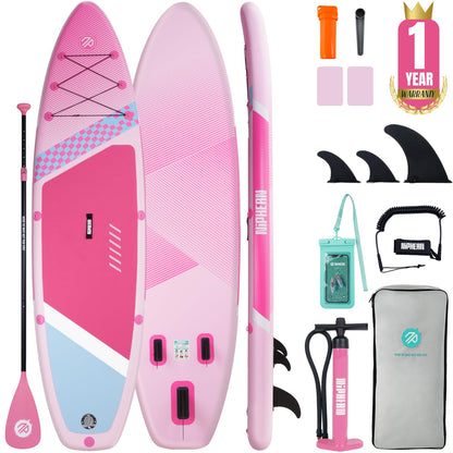 Niphean Inflatable Stand Up Paddle Board with SUP Accessories