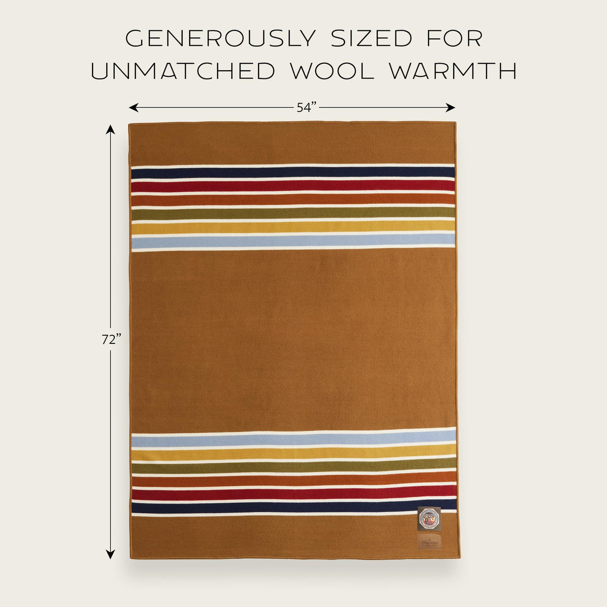 Outdoor Throw Blanket – Leather Carry Strap