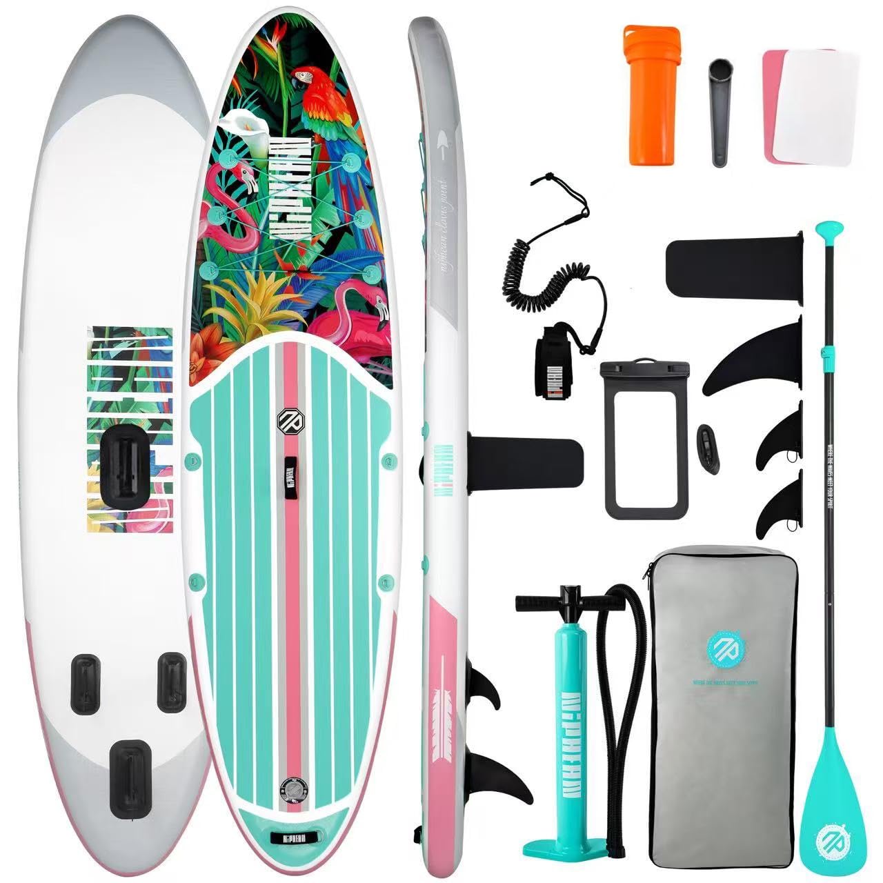 Niphean Inflatable Stand Up Paddle Board with SUP Accessories