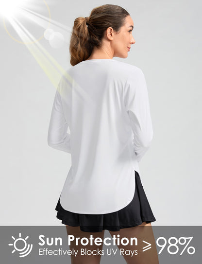 Women's UPF 50+ Sun Shirt – Lightweight Long Sleeve