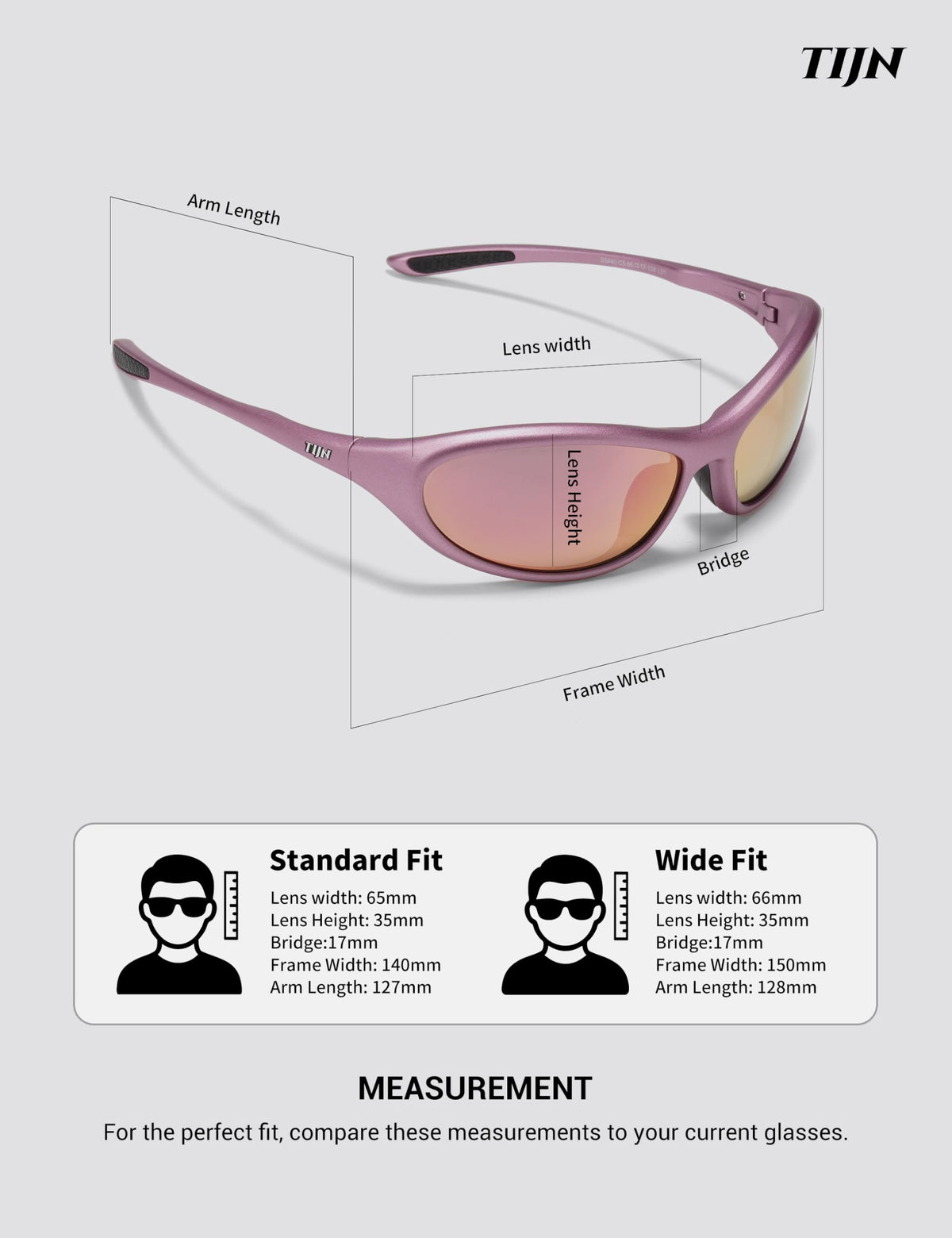 Wraparound Sport Sunglasses – UV400 Performance Fit