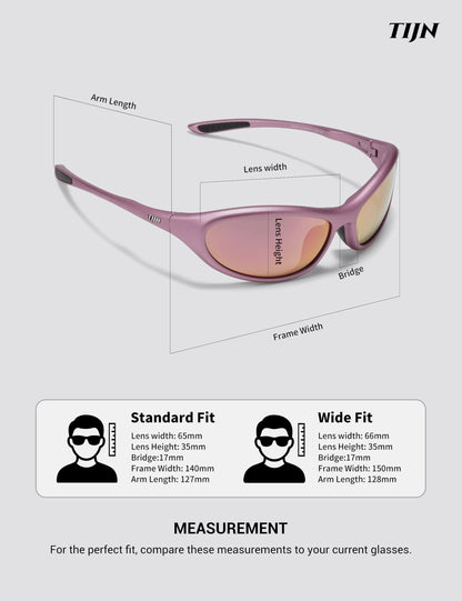 Wraparound Sport Sunglasses – UV400 Performance Fit