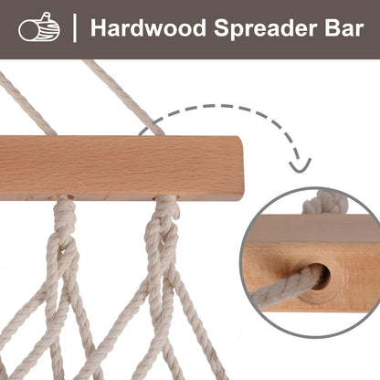 SUNCREAT Hammocks Rope Double Hammock