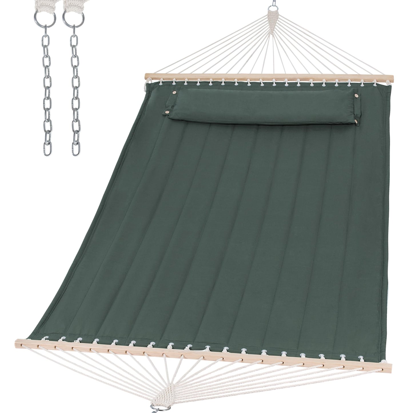 Double Quilted Hammock – Padded 2-Person Design