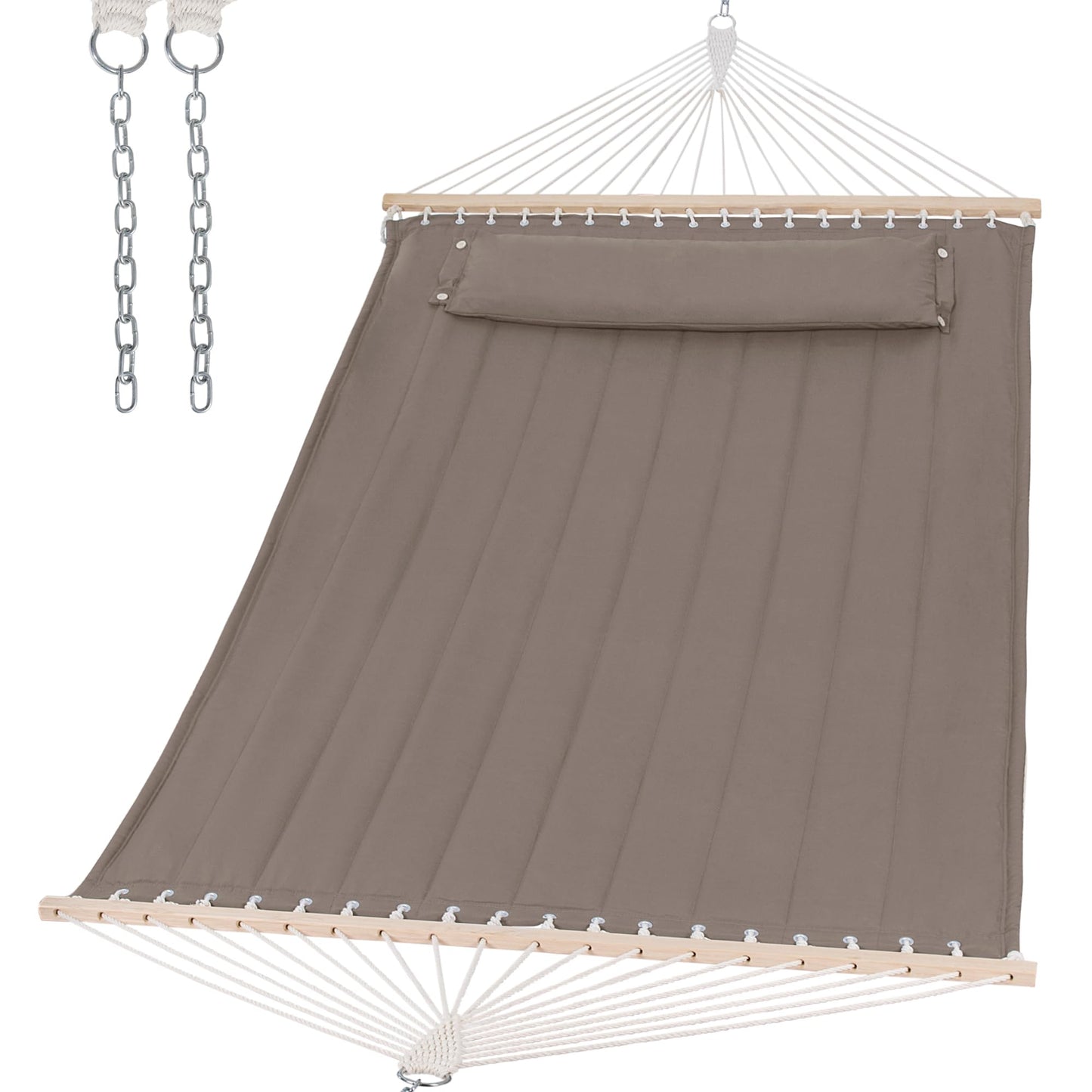 Double Quilted Hammock – Padded 2-Person Design