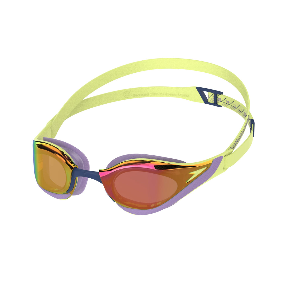 Speedo Unisex Adult Swim Goggles Mirrored Fastskin Pure Focus