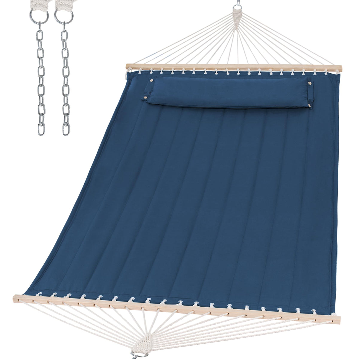 Double Quilted Hammock – Padded 2-Person Design