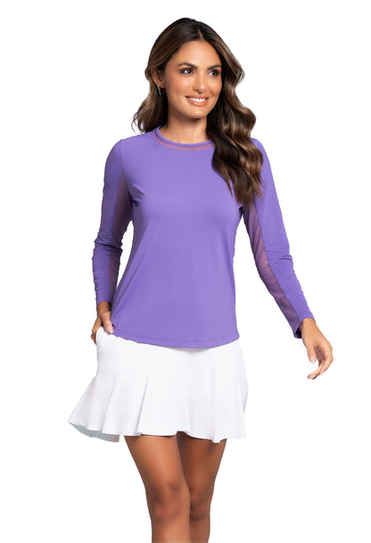UPF 50+ Sun Shirt – Cooling Mesh Long Sleeve