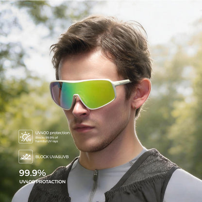 Polarized Sport Sunglasses – UV400 Wraparound Fit