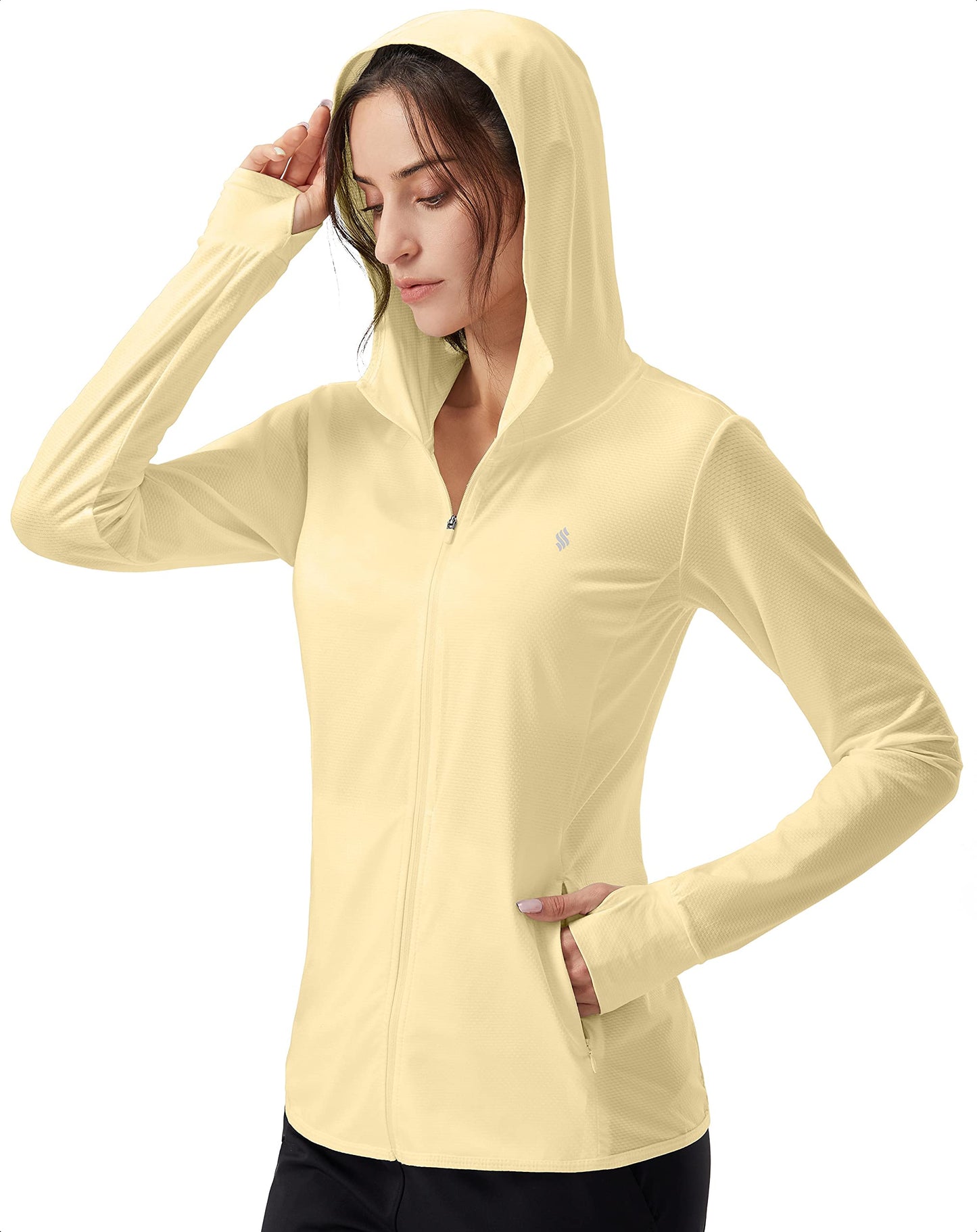 Women's UPF 50+ Sun Hoodie – Lightweight Design